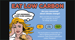Desktop Screenshot of eatlowcarbon.org